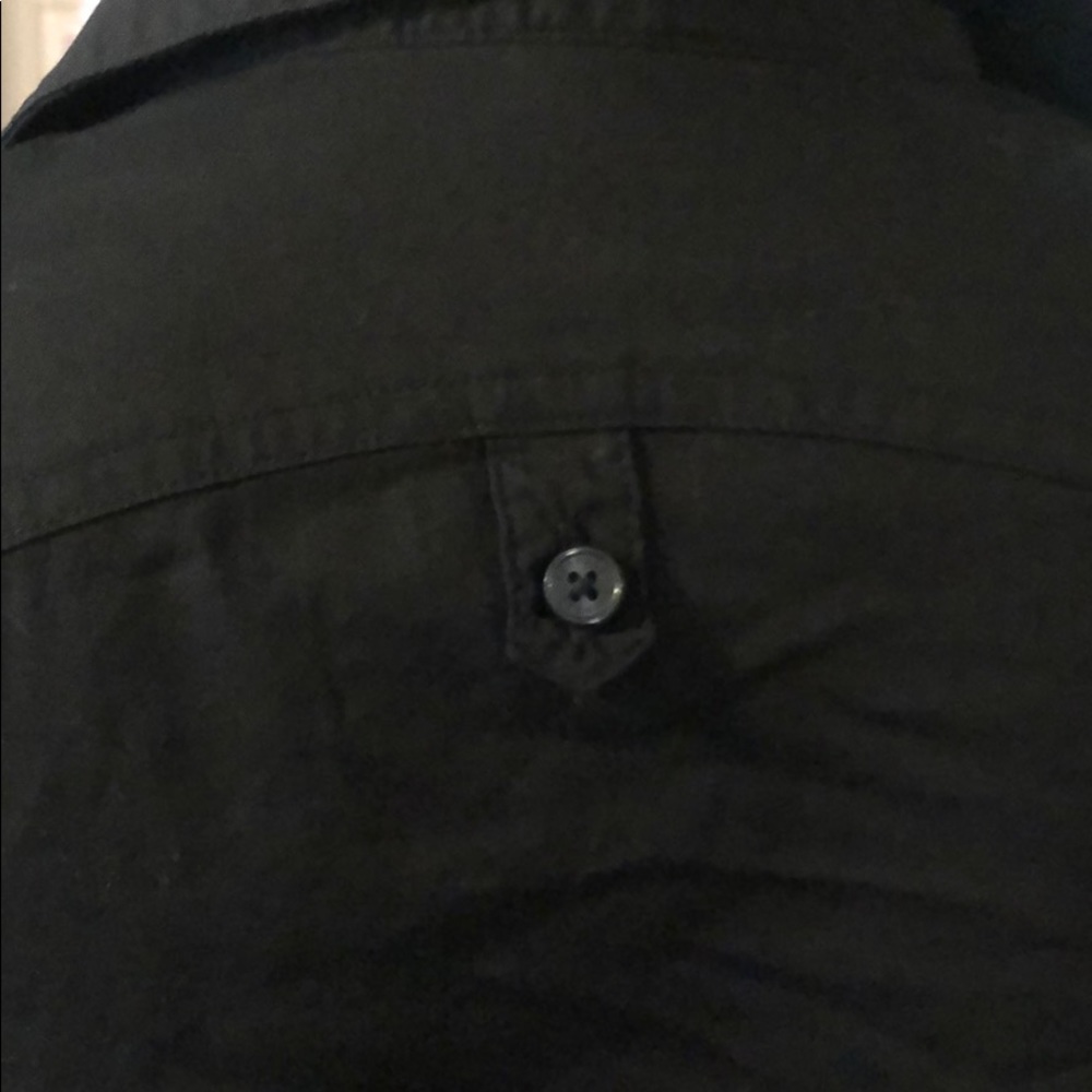 Express Black Button Down Blouse. Xs - image 7